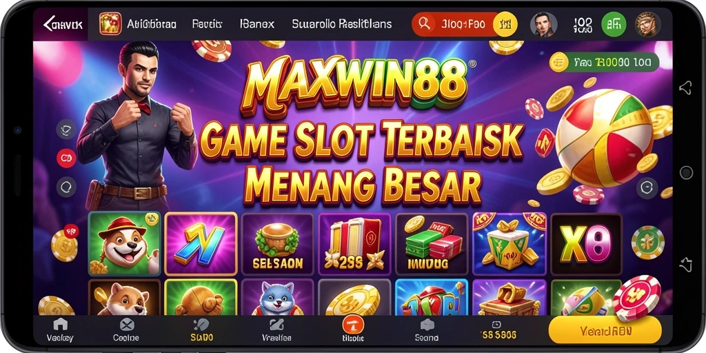 Tampilan gameplay menarik di MAXWIN88 dengan berbagai tema Slot.