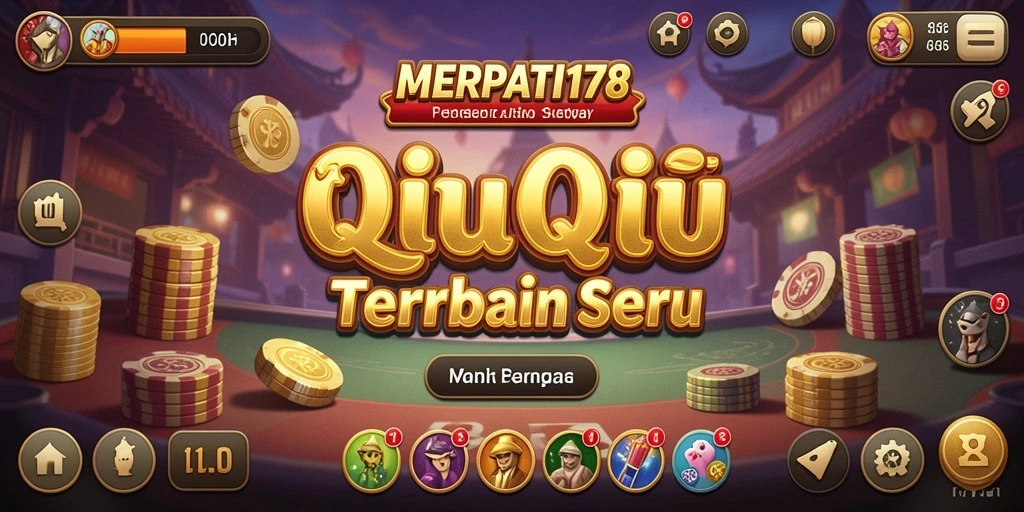 Tampilan gameplay QiuQiu yang seru dan interaktif